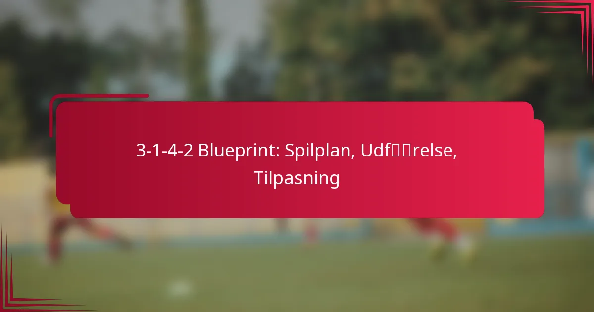 You are currently viewing 3-1-4-2 Blueprint: Spilplan, Udførelse, Tilpasning