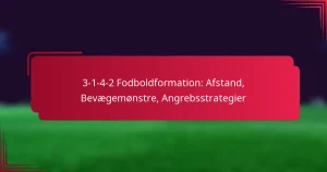 Read more about the article 3-1-4-2 Fodboldformation: Afstand, Bevægemønstre, Angrebsstrategier