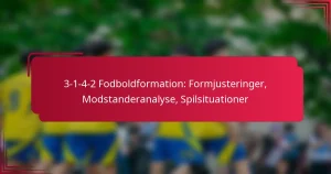 Read more about the article 3-1-4-2 Fodboldformation: Formjusteringer, Modstanderanalyse, Spilsituationer