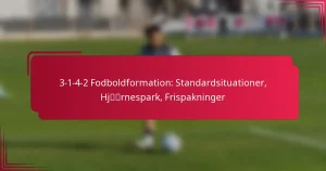 Read more about the article 3-1-4-2 Fodboldformation: Standardsituationer, Hjørnespark, Frispakninger