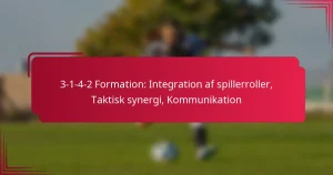 Read more about the article 3-1-4-2 Formation: Integration af spillerroller, Taktisk synergi, Kommunikation