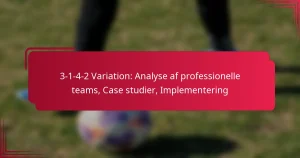 Read more about the article 3-1-4-2 Variation: Analyse af professionelle teams, Case studier, Implementering