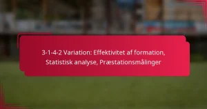 Read more about the article 3-1-4-2 Variation: Effektivitet af formation, Statistisk analyse, Præstationsmålinger