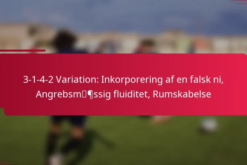 3-1-4-2 Variation: Inkorporering af en falsk ni, Angrebsmæssig fluiditet, Rumskabelse