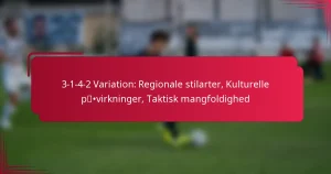 Read more about the article 3-1-4-2 Variation: Regionale stilarter, Kulturelle påvirkninger, Taktisk mangfoldighed