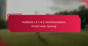 Read more about the article Holdkemi i 3-1-4-2: Kommunikation, Forståelse, Synergi