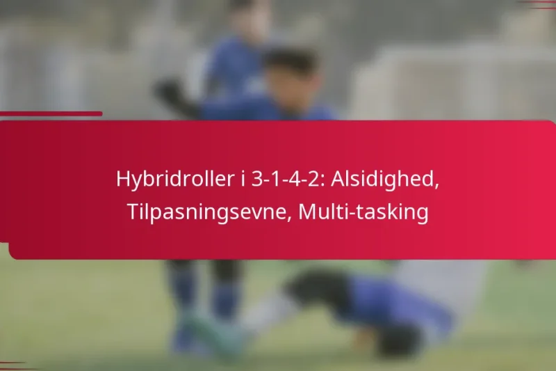 Hybridroller i 3-1-4-2: Alsidighed, Tilpasningsevne, Multi-tasking