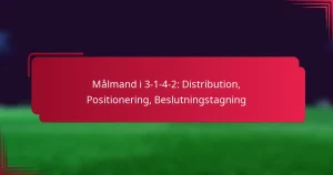 Read more about the article Målmand i 3-1-4-2: Distribution, Positionering, Beslutningstagning